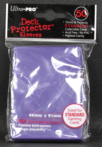 Ultra Pro - Standard - Purple - 50 Hüllen - Deck Protector Sleeves