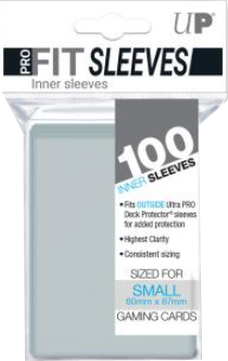 Ultra Pro - Pro-Fit - Inner Sleeves - 100 Hüllen Small - Transparent