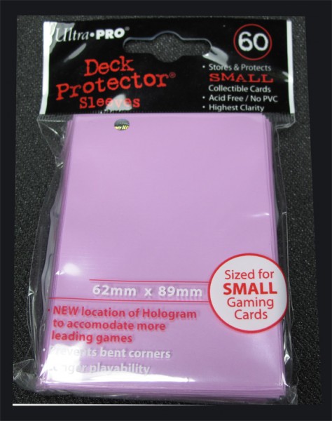 Ultra Pro - Small - Pink - 60 Hüllen - Deck Protector Sleeves