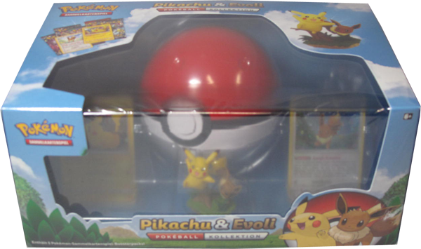 Pokemon Pokeball Kollektion Pikachu Evoli